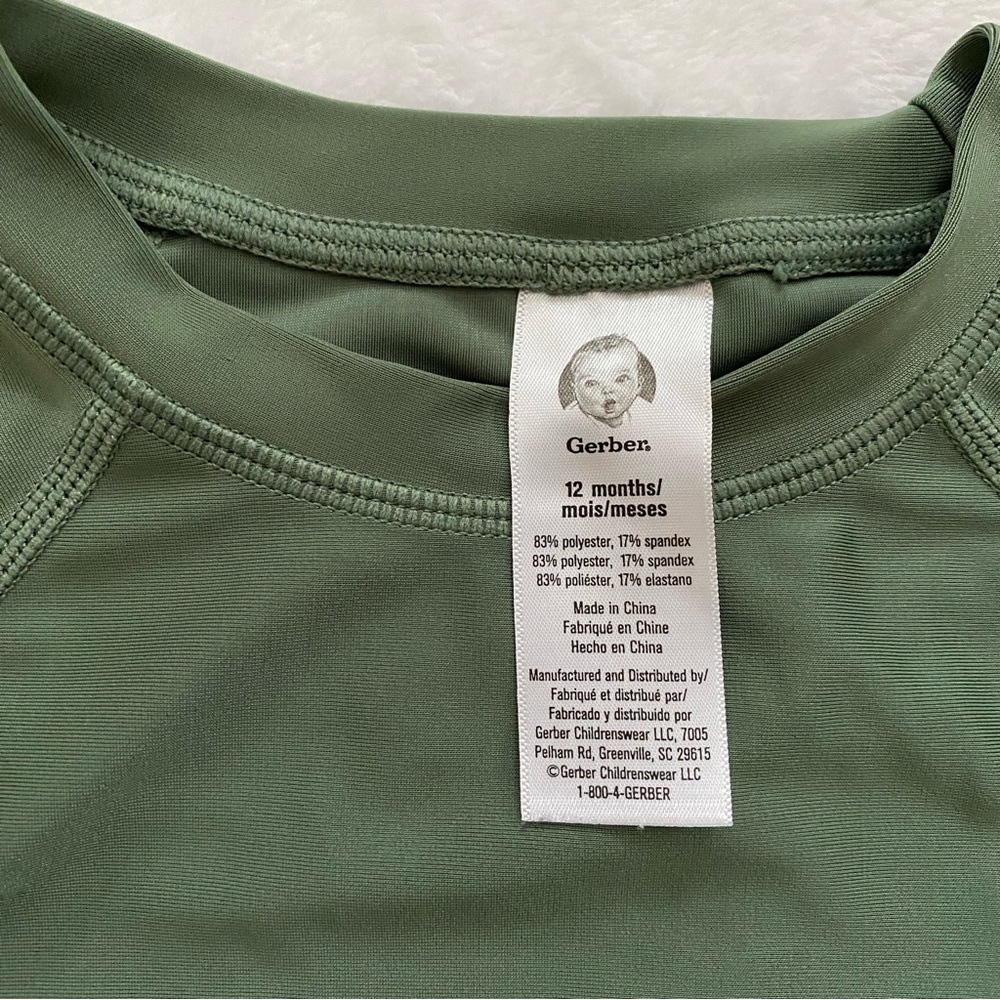 Gerber Rashgaurd Shirt - Green - Picture 3 of 6